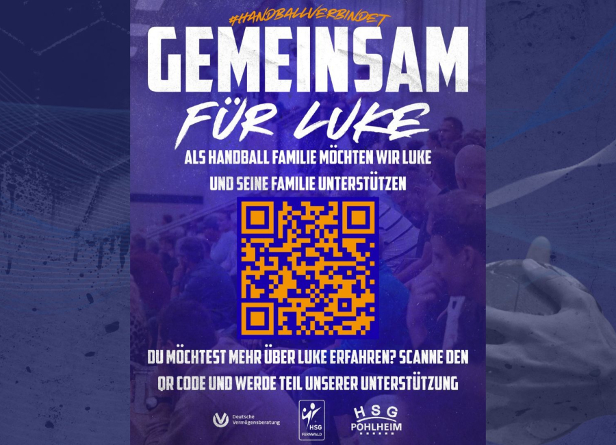 Gemeinsam für Luke: Die HSG Pohlheim engagiert sich auch außerhalb der Halle